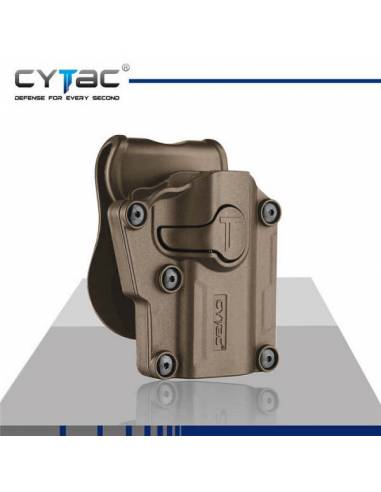 CYTAC PISTOLERA RIGIDA UNIVERSAL TAN