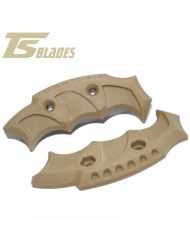 TS BLADE GRIP KARAMBIT TAN