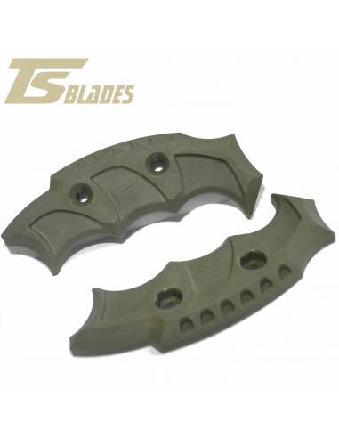 TS BLADE GRIP KARAMBIT GREEN