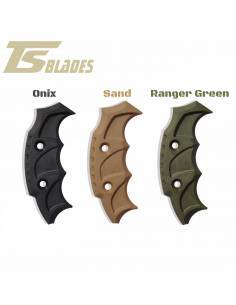 TS BLADE GRIP KARAMBIT GREEN 2