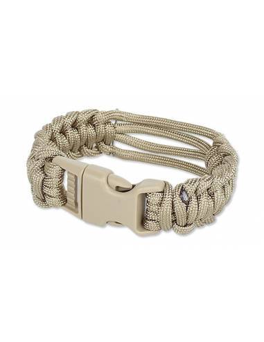 MIL-TEC PULSERA PARACORD "M" COYOTE