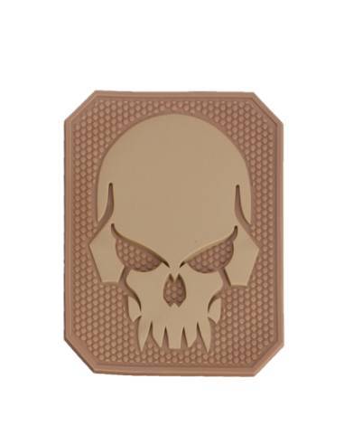 EMERSON PARCHE PVC PIRATE SKULL TAN