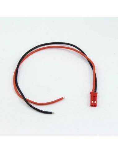 CONECTOR BEC MACHO CON CABLE (20CM)