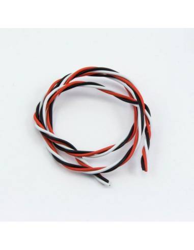 CABLE SERVO TRENZADO 22AWG (50CM)