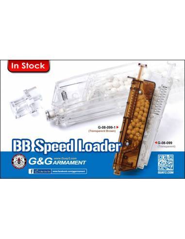 G&G BB SPEED LOADER TRANSPARENT BROWN