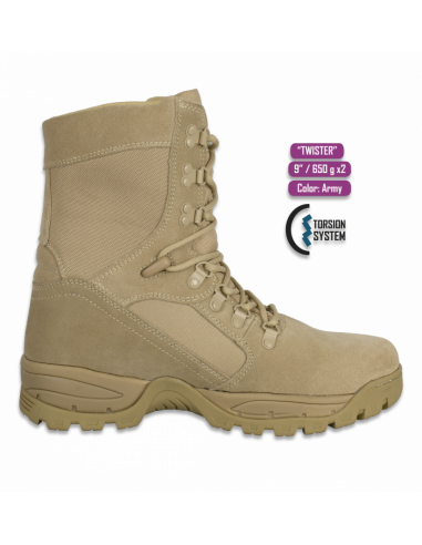 BARBARIC BOTAS TWISTER TAN "9" ARMY