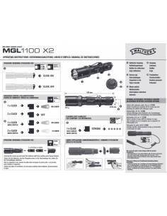 WALTHER LINTERNA MGL 1100X2 2