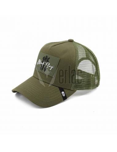 CORSO GORRA REJILLA VERDE BLACK FLAG