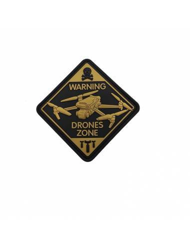 PARCHE F121 FLUOR WARNING DRONES ZONE