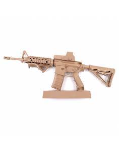 FUSIL M4 ESCALA 1:3 28CM TAN