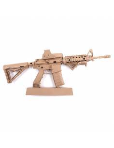 FUSIL M4 ESCALA 1:3 28CM TAN 2