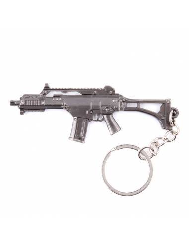 LLAVERO FUSIL G36 8CM GRIS