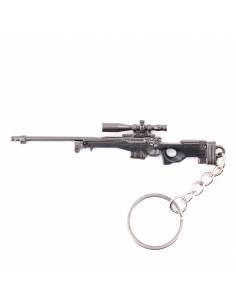 LLAVERO FUSIL L96 9CM NEGRO