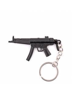 LLAVERO FUSIL MP5 7CM NEGRO
