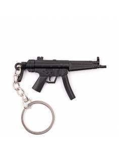 LLAVERO FUSIL MP5 7CM NEGRO 2