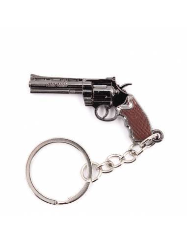 LLAVERO REVOLVER M357 5CM PLATA