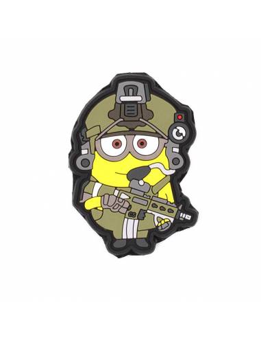 IW PARCHE PVC MINION TACTICO VERDE