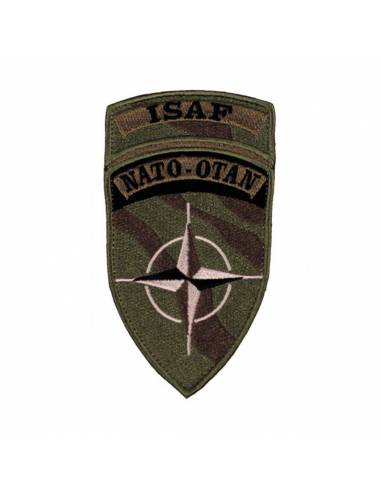 HR PARCHE BORDADO NATO-OTAN ISAF...