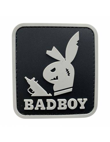 PARCHE PVC BAD BOY NEGRO