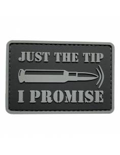 PARCHE PVC JUST THE TIP NEGRO