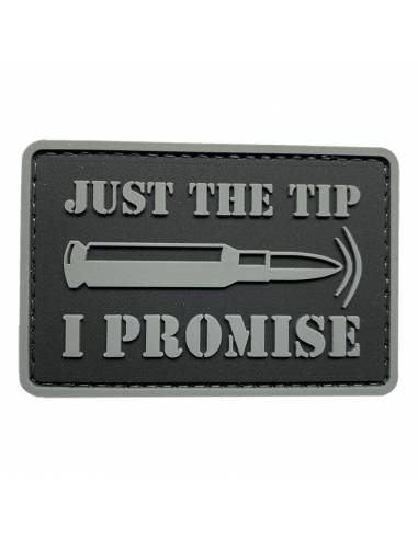 PARCHE PVC JUST THE TIP NEGRO