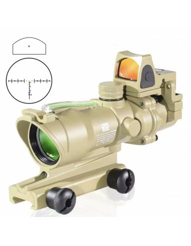 ACOG 4x32 FUNCIONAL + RED DOT RMR TAN