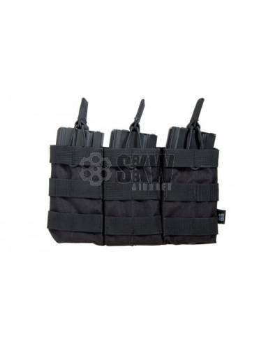 DELTA TACTICS PORTACARGADOR TRIPLE M4 BK