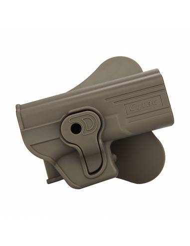 CYTAC PISTOLERA RIGIDA GLOCK TAN