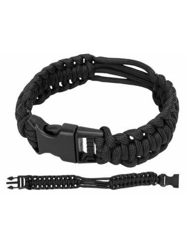 MIL-TEC PULSERA PARACORD "L" BK