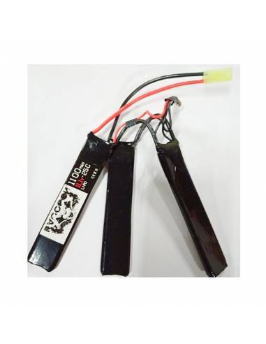 RACCOON LIPO 11.1V 1100MAH 25C TRIPLE