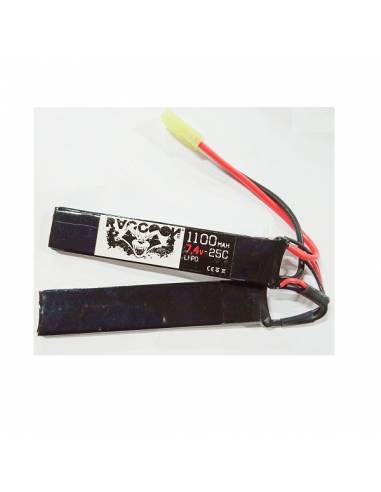 RACCOON LIPO 7.4V 1100MAH 25C DOBLE