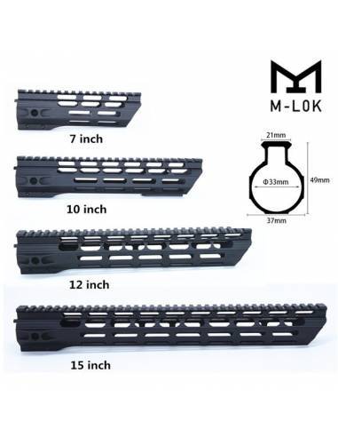 GUARDAMANO M-LOK REFORZADO B12 INCH